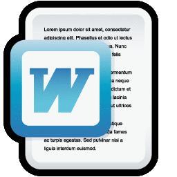 Document Microsoft Word icon